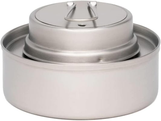 The Pathfinder School Stainless Steel Alcohol Camp Cooking Pack Stove