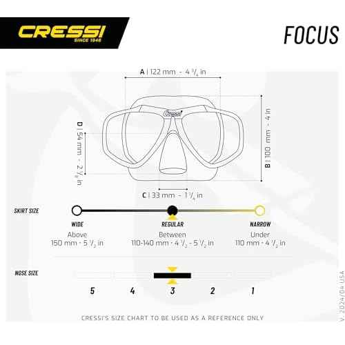 Cressi Adult Snorkel Kit- Lightweight Mask & Snorkel Combo for Snorkeling- Focus & Supernova Dry - Designed in Italy