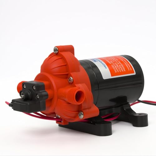 SEAFLO 33 Series 12V DC RV/Camper/Boat/Off-Grid Fresh Water Pressure Pump ?12V, 3.0 GPM, 45 PSI, On Demand Self-Priming, Built-In Pressure Switch - NSF, CE & Rohs Certified, UL Listed, 4-Year Warranty