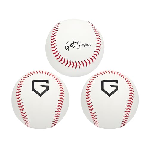 Hand-Stitched Soft Practice Baseball - Safe Indoor/Outdoor Training Ball - Kids, Youth & Adults - Variation 1
