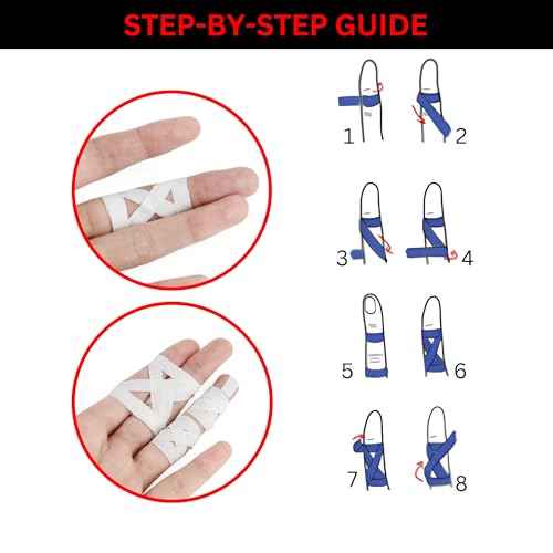 REBEL X BJJ Tape - Athletic Finger Sports Tape for Brazilian Jiu-Jitsu, 1/2 inch X 45 feet, Martial Arts, MMA, Sports Wrap, Athletic Tape, Strong Adhesive, Injury Support, 2-Pack (White)