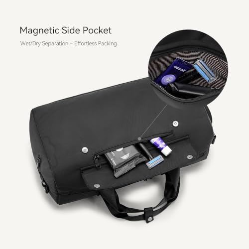16L Gym Duffel Bag with Shoe Compartment - Water-Resistant CORDURA Fabric