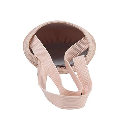 Linodes Canvas Pirouette Half Sole Jazz Ballet Dance Shoes Women Girls Small Nude
