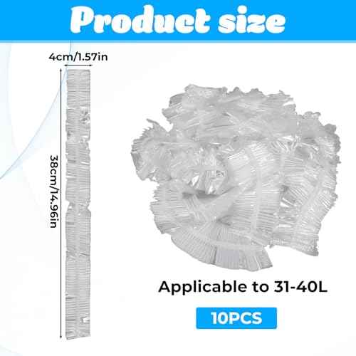 10 PCS Backpack Rain Cover Disposable, Portable Waterproof Backpack Covers Compact Bag Raincoat Disposable Rain Cover for Backpacks 30l-40l, Elastic Covers Protector Outdoor Hiking Cycling Emergency