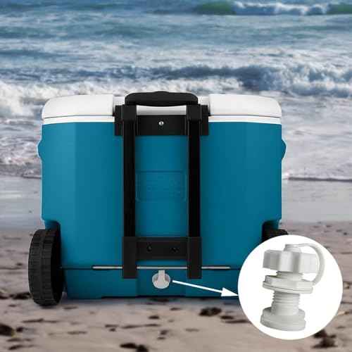 Insulated Box Accessories New Spiral Water Outlet Cooler Standard Drain Plug Replacement Vehicle Refrigerator Plastic Hinge Buckle Water Outlet Faucet