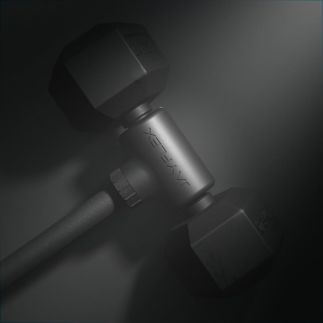 Jayflex Hyperbell Bar - Convert Dumbbells to Barbell Set for Home Fitness - Adjustable & 200 lb Capacity Weight Barbell for Weight Lifting