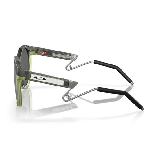 Oakley Men's Hstn Metal Round Sunglasses, Matte Olive Ink, 52