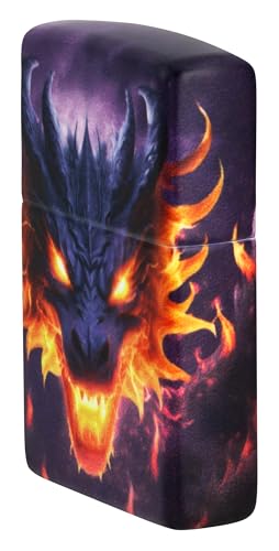 Glow in The Dark Zippo Lighter - Green Glowing Dragon Variant