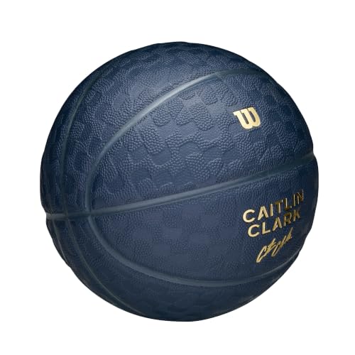 Wilson Caitlin Clark Size 6 Indoor/Outdoor Basketball - Deep Navy