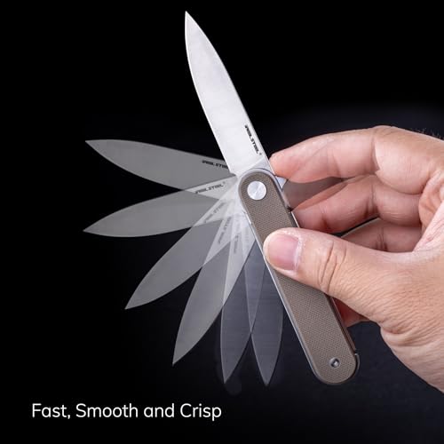 Pocket Knife Folding Knife with 2.99" Blade G10 Handle Locking Blade EDC Outdoor