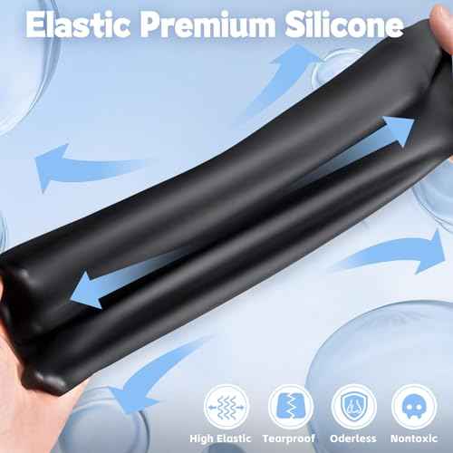 Large Swim Cap for Braids and Dreadlocks, Waterproof Silicone Swimming Cap for Women Men Adult Long Hair to Keep Hair Dry
