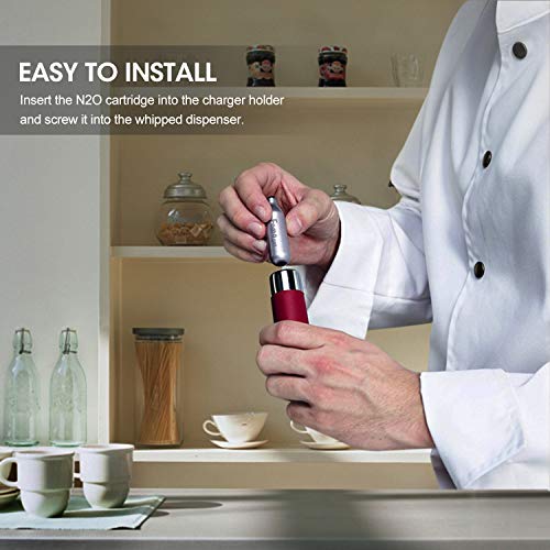 FOMAA Gas Whipped Cream Cartridges, Pack of 50