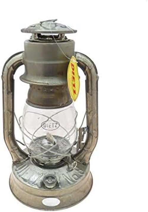 Dietz #8 Air Pilot Oil Burning Lantern (Black with Gold)