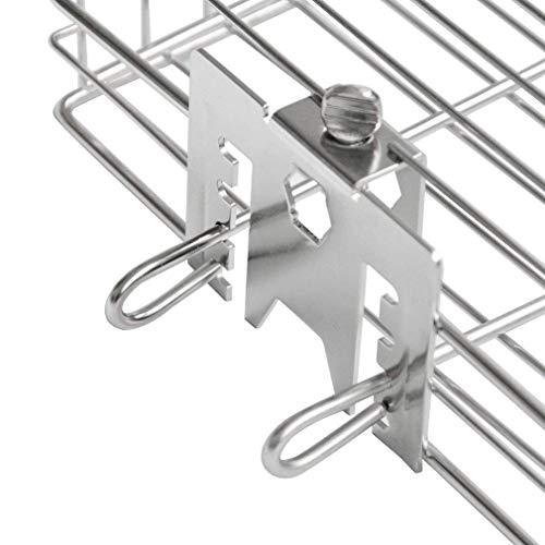Onlyfire Chrome Plated Steel Flat Rotisserie Basket for Most Grills - Variation of This Listing