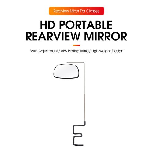 SquEqu Bike Mirror Cycling Glasses Mount Rear View Mirror Bicycle Rearview Mirrors Adjustable Wide Angle Back View for Mountain Road Riding Sunglasses Shortsighted Myopia Glasses