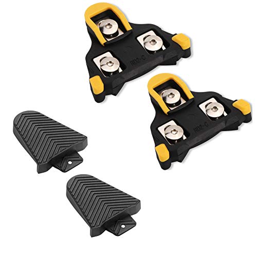 Thinvik Bike Cleat Rubber Cover Set for Shimano SPD-SL Pedals - Cleats with Covers - Variation of THIS listing