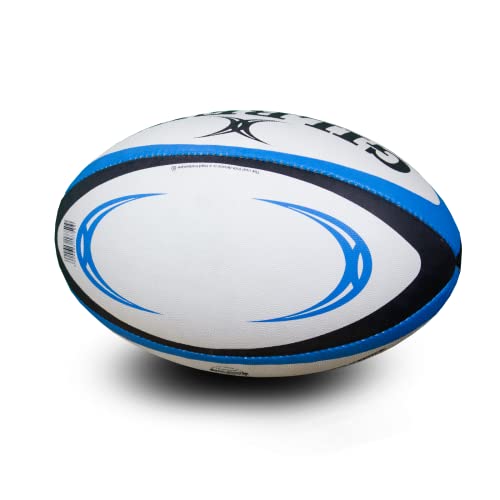 Gilbert Photon Match Rugby Ball Size 5 - Blue Variation