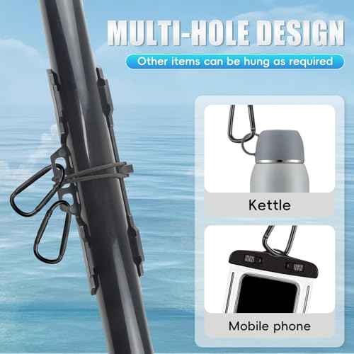 Track Mount Kayak Paddle Holder, Fits Standard Paddles, Secure 2-Point Locking System?