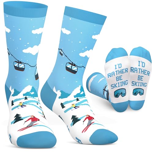 FOURSTUFF Ski, Cycling, Basketball, Golf, Pickleball, Softball, Volleyball, Wrestling, Soccer - Sports Socks for Women Men