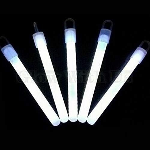 Glow Sticks Bulk Wholesale, 50 4” Blue Glow Stick Light Sticks. Bright Color, Kids Love Them! Glow 8-12 Hrs, 2-Year Shelf Life, Sturdy Packaging, GlowWithUs Brand
