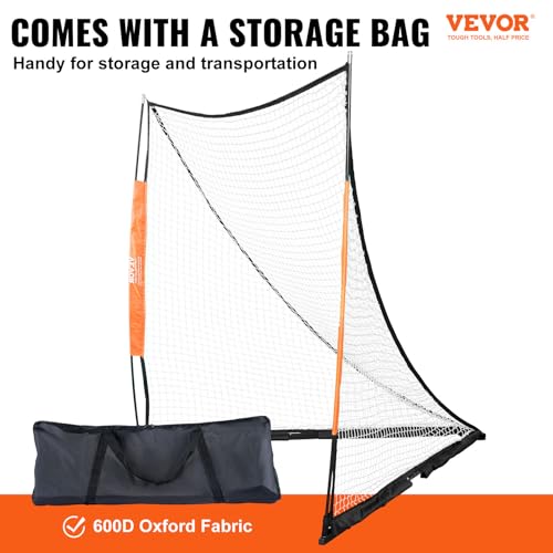 VEVOR Portable Lacrosse Goal - Complete Training Accessory Set with Extended Coverage for Youth and Adults