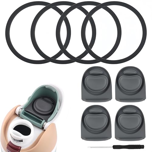 Joshey Rubber Seal Replacement Gasket Stopper Set for Owala FreeSip 8 oz