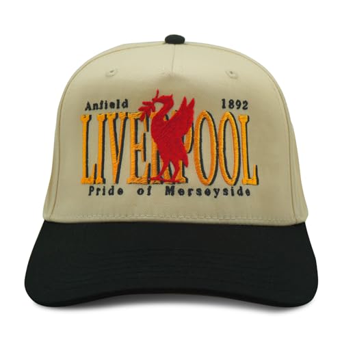 Unisex Liverpool Football Cap - Embroidered Snapback Baseball Hat for Men & Women
