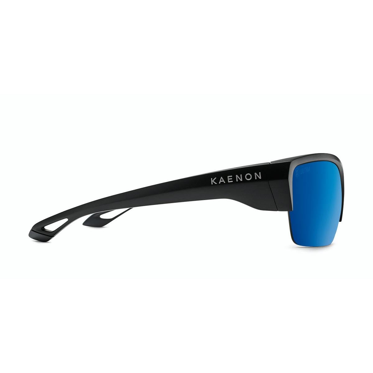 Kaenon Unisex Arcata SR Sunglasses (Matte Black, Ultra Pacific Blue)