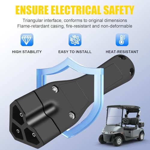 48V Golf Cart Charger Plug Handle for EZGO RXV 2008-UP & 2010-UP