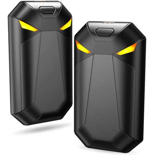 Hand Warmers Rechargeable 2 Pack, 6000Ah Electric Hand Warmers, Magnetic Electric Handwarmer,Up to 20 Hrs Warmth, 3 Heating Modes for Winter Walking,Hiking,Golf,Huting,Camping,Gift for Christmas