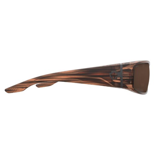 Spy Optic Men's Cooper Rectangular Sunglasses, Brown Stripe Tort-Happy Bronze, 60mm