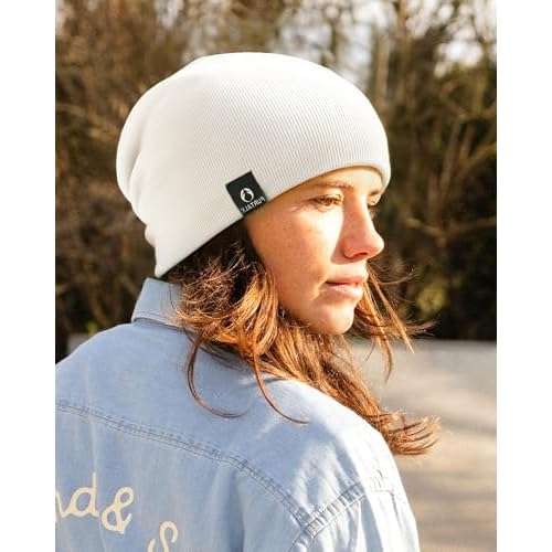 FURTALK Slouchy Beanie for Men Women Soft Knit Stretchy Skull Cap Stylish & Warm