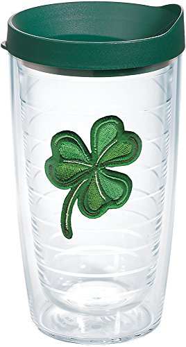 16oz Insulated Tervis Shamrock Travel Tumbler - Keeps Drinks Hot & Cold