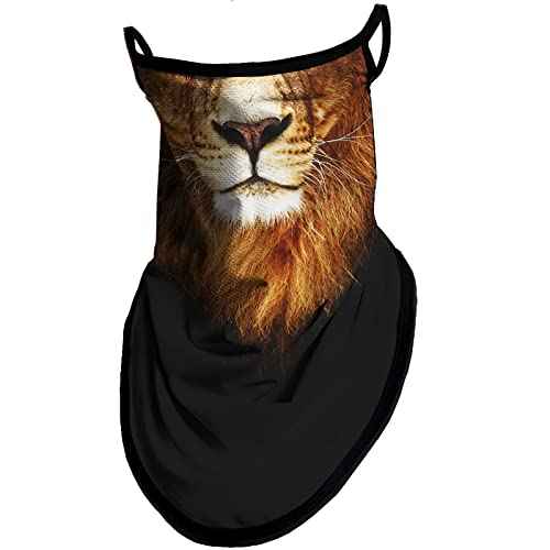 Obacle Bandana Face Mask with Ear Loops Breathable Neck Gaiter for Men Women