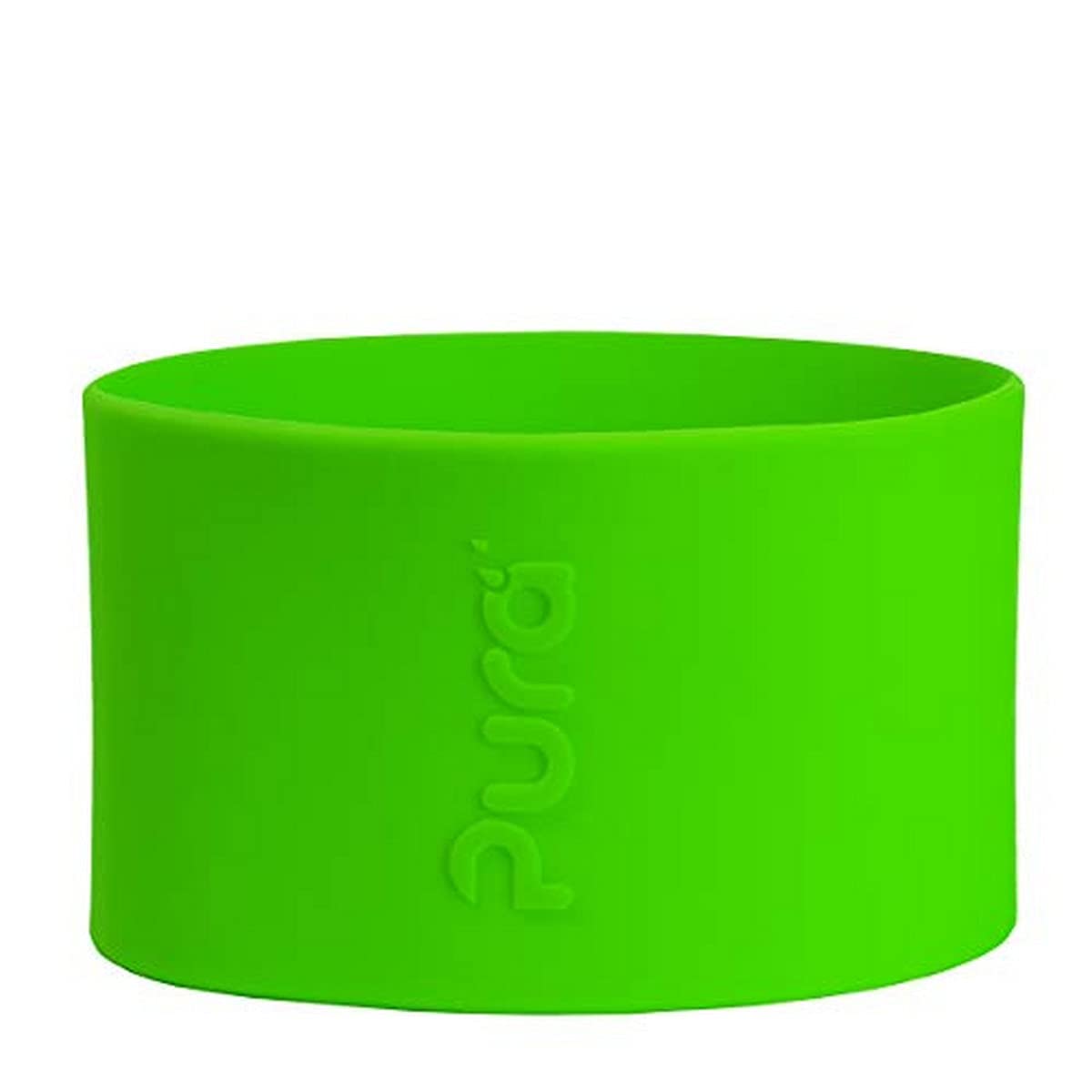 Pura Kiki Bottle Short Silicone Sleeves - Plastic-Free, Medical Grade, NonToxic, MadeSafe Certified | Adds Grip, Non-Slip, Removable | Provides Insulation for Hot & Cold Liquids | Aqua/Blue