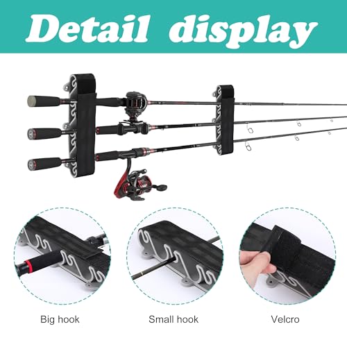 2 Pack Vertical Fishing Rod Holders for Boat - Durable Watercraft Storage Rack