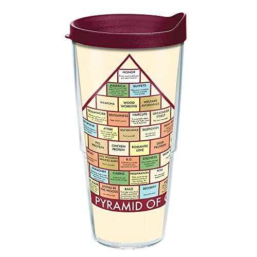 Tervis Parks and Recreation Greatness Pyramid Insulated Tumbler 24oz Clear