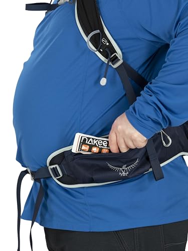 Osprey Talon 22L Men's Hiking Backpack with Hipbelt, Ceramic Blue, S/M, Extended Fit
