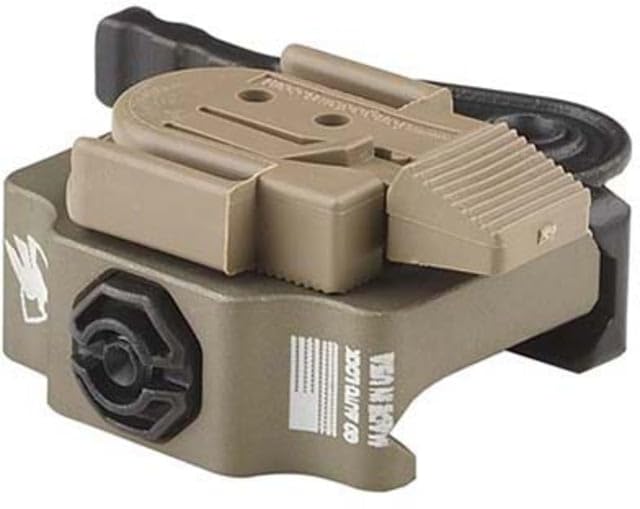 American Defense Manufacturing QD Light Mount for SureFire LED Helmet Light, Flat AD-21-FDE-TL