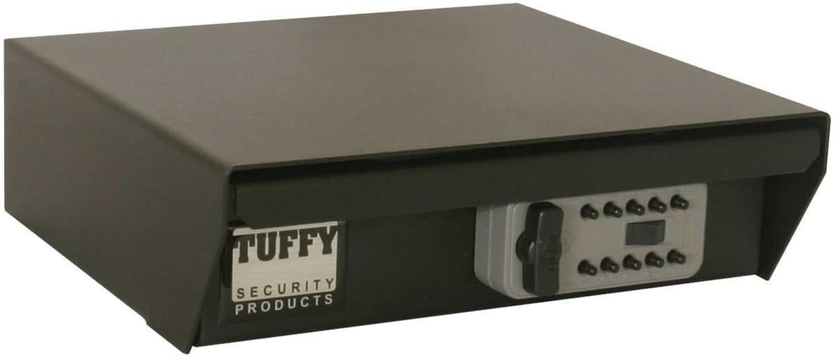 Tuffy Conceal & Carry Valuables Tote – Lockable Steel Armored Pistol & Gear Bag with Integrated Carry Handle – Tactical Concealment for Guns, Cash, Gear, Lockable Mount Sleeve
