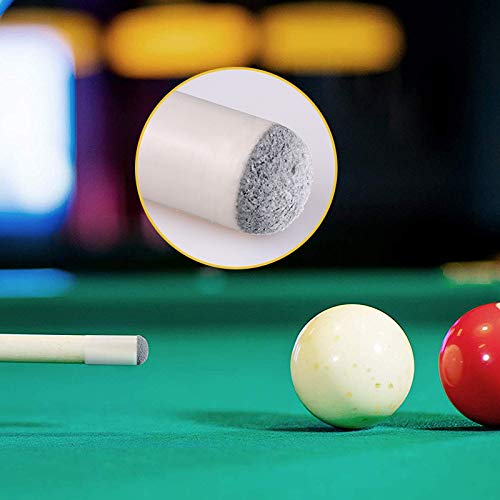 Pool Cue Tips 50 Pieces Slip-On Replacement Billiard Tip Set 4 Sizes