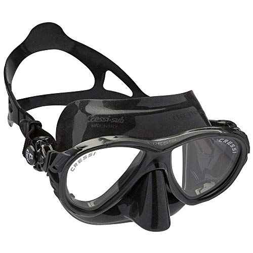 Cressi Compact Adult Scuba Diving Mask with Anti-Fog System - Cressi Naxos Mask- Made in Italy