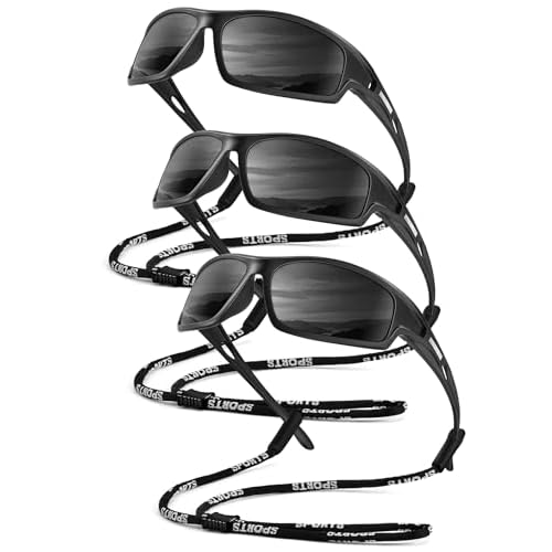 Polarized-Sunglasses-Men Sports Mens-Sunglasses: Sun-Glasses with UV Protection for Fishing Driving Running Cycling