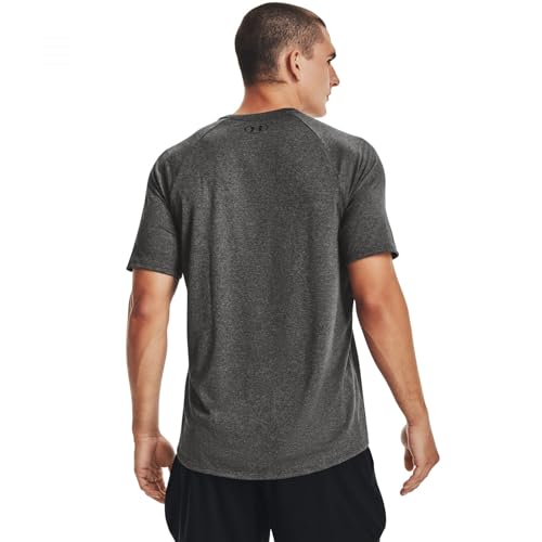 Under Armour Mens Tech 2.0 Short-Sleeve T-Shirt - 4X-Large Big Carbon Heather/Black