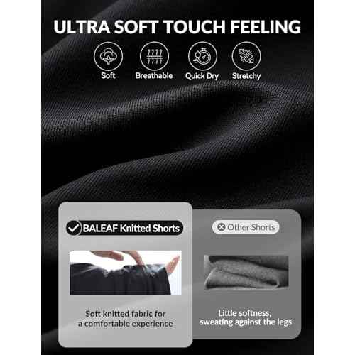baleaf Women's 3.5" Running Shorts Quick Dry with Zipper Pocket Liner Shorts Gym Workout