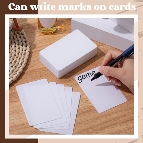 White Trading Card Dividers 100 Pieces Tall Plastic Organizer Pages
