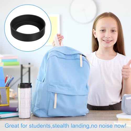 uxcell Water Bottle Boot, Protective Silicone Boot Sleeve Non Slip Bottom Cover Bumper for Water Bottles Mug Tumbler