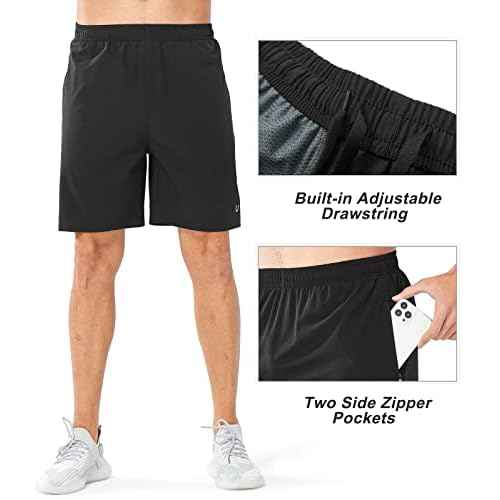 NORTHYARD Men's Athletic Running Shorts Quick Dry Workout Shorts Lightweight Sports Gym Basketball 7"/ 9"/ 5" Tennis Hiking