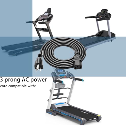 6 Feet 3 Prong AC Power Cable for Treadmill - Universal Compatibility