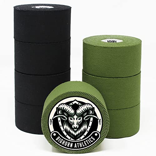Supportive Athletic Tape 1.5 Inch x 45 Feet - Military Green, 4 Rolls
